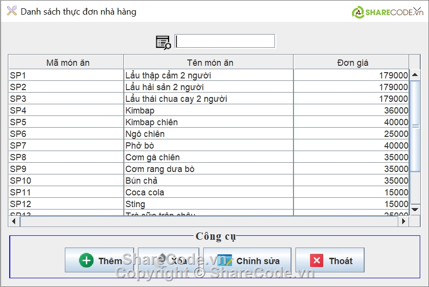 Code phần mềm quản lý,Phần mềm quản lý nhà hàng,Quản lý nhà hàng java,quản lý nhà hàng java full báo cáo,Quản lý nhà hàng Java